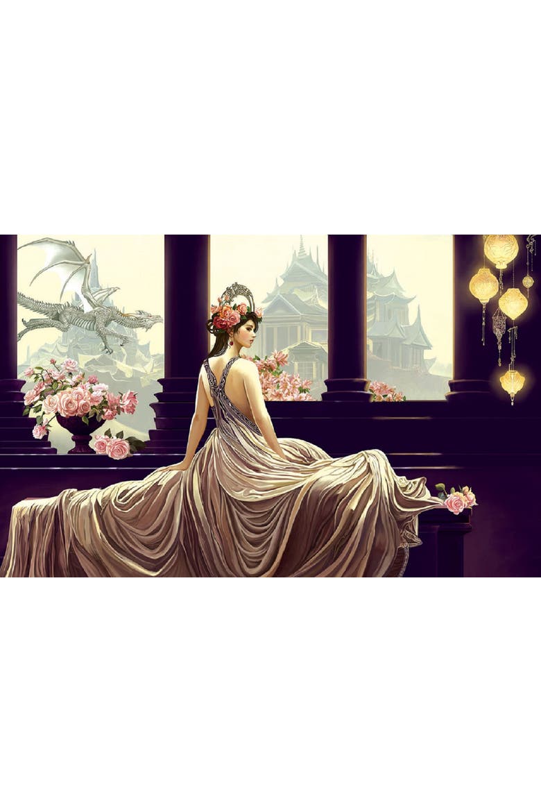 Princess with Pink Roses 550 piece Jigsaw Puzzle for Adults, Alternate, color, Multicolor