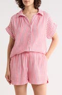 Caslon® Duo Gauze Button-Up Shirt