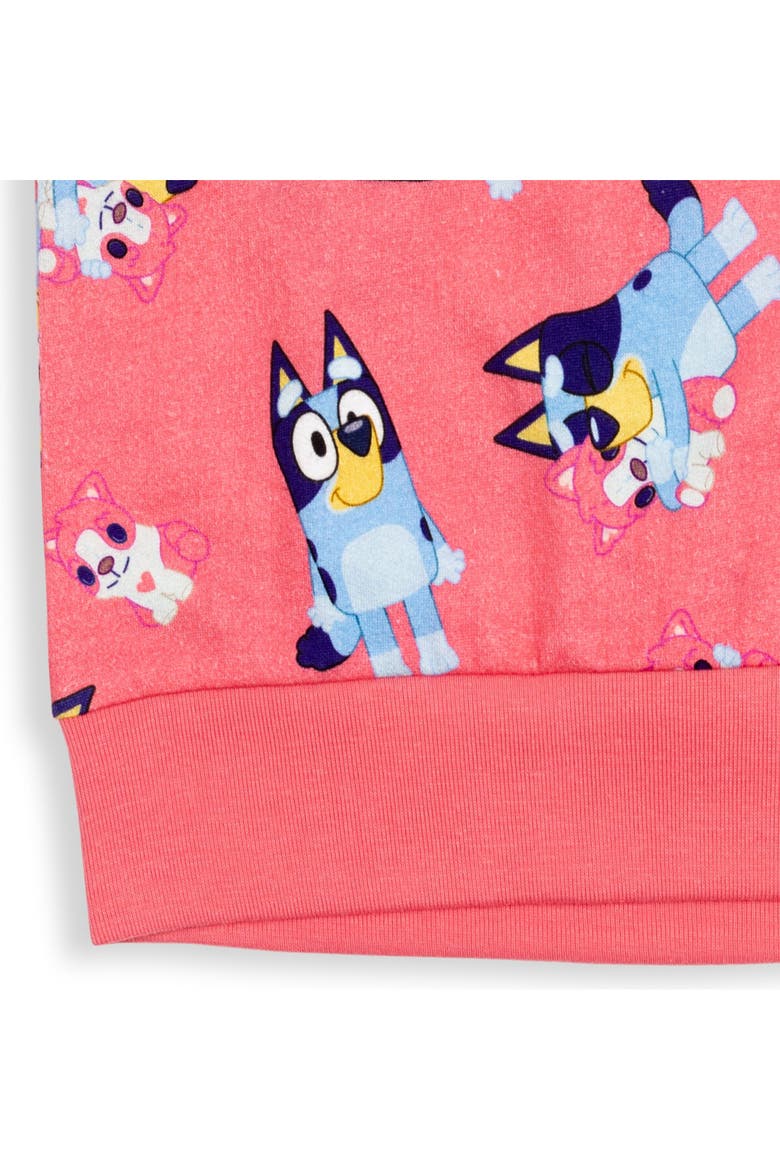 Loungewear Sweatshirt, Alternate, color, Bluey Pink