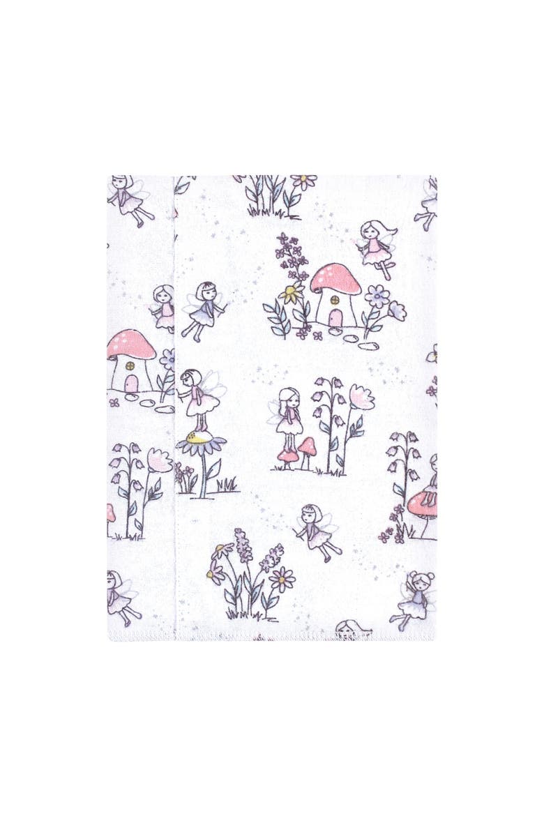 4 Piece Absorbent Flannel Burp Cloth, Alternate, color, Garden Fairies