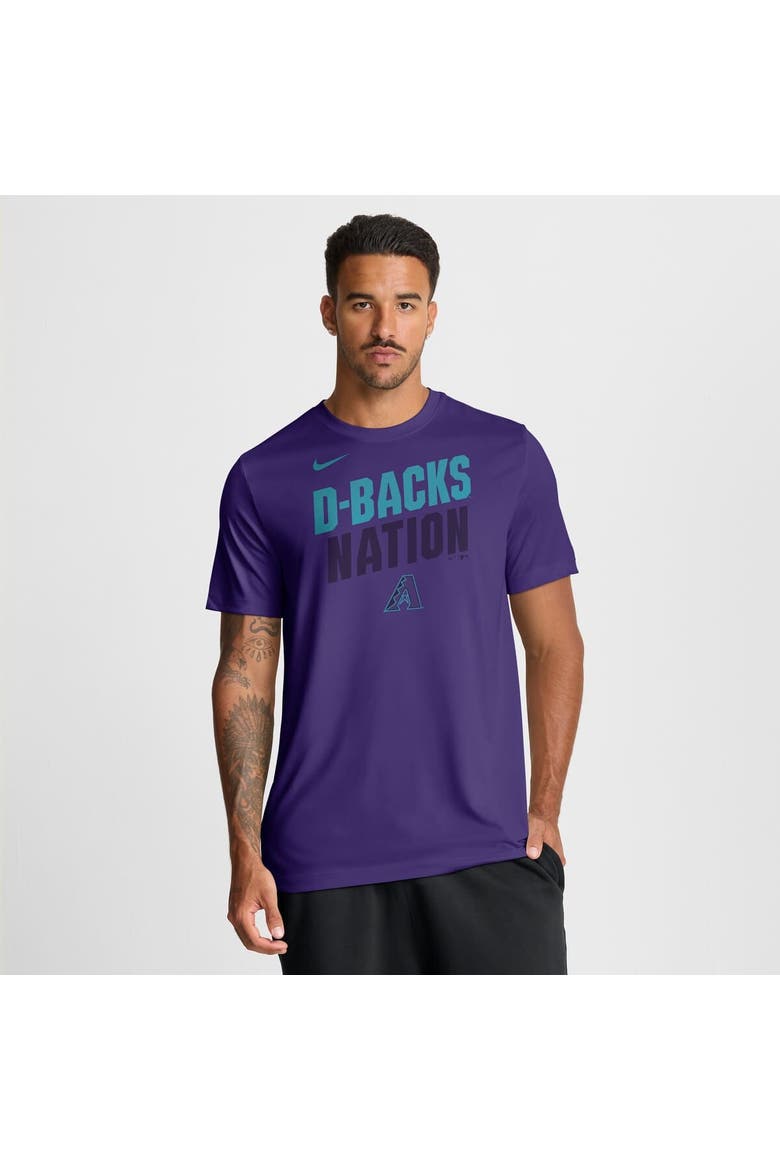 Men's Nike Purple Arizona Diamondbacks 2026 City Connect Team Phrase Script Dri-FIT T-Shirt, Main, color, Purple