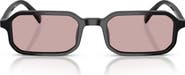Emporio Armani 54mm Rectangle Sunglasses