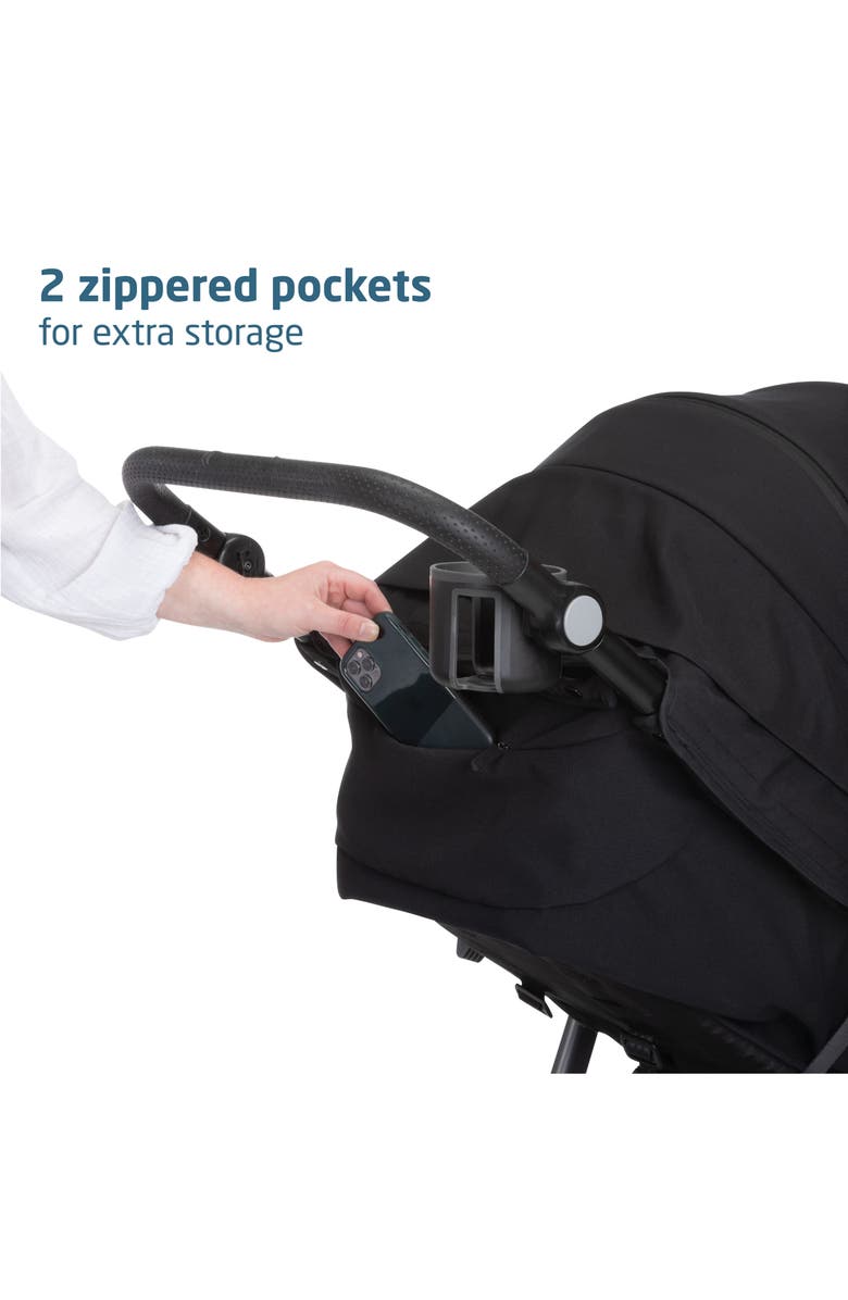 Maxi-Cosi<sup>®</sup> Gia XP Luxe 3-Wheel Stroller & Mico Luxe Infant Car Seat Travel System, Alternate, color, Midnight Black