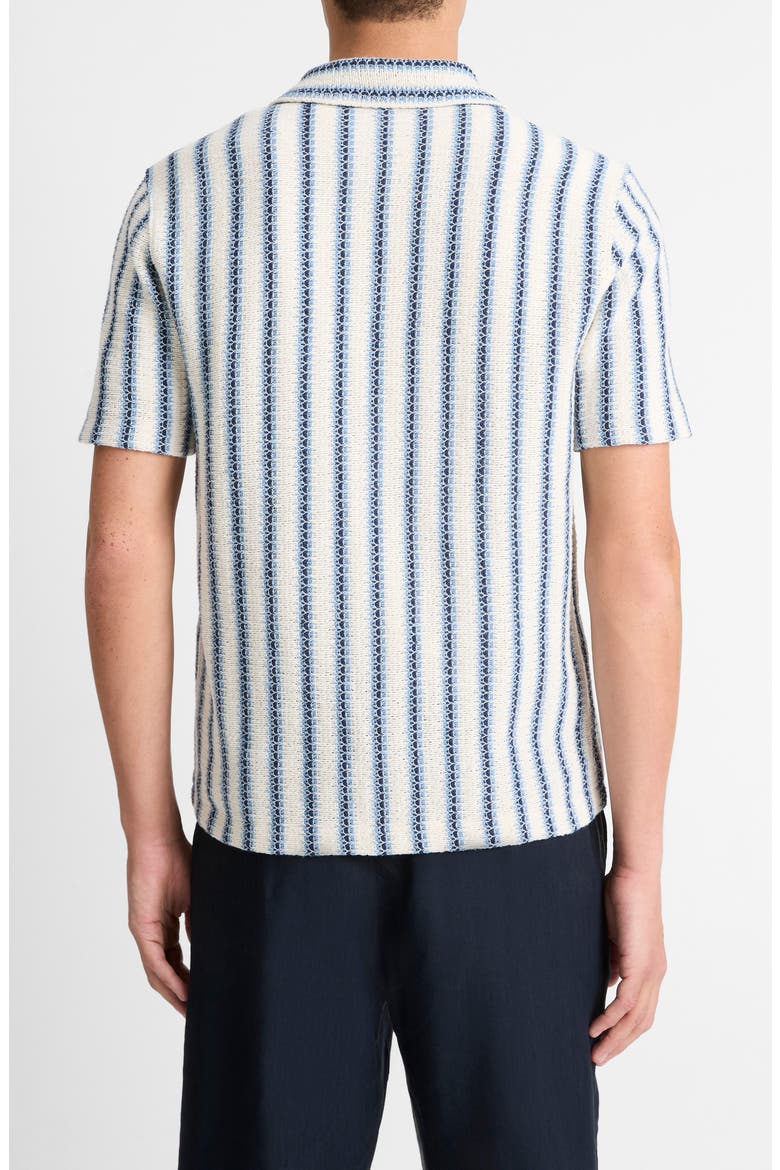 Classic Fit Short Sleeve Button-Up Shirt, Alternate, color, CABO BLUE COMBO