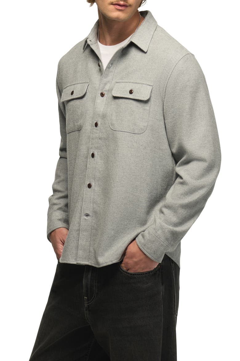 Humboldt Cloud Soft Flannel Long Sleeve Shirt, Alternate, color, HEATHER GREY