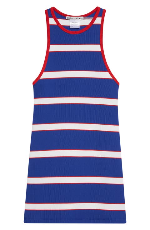Pania Stripe Rib Racerback Tank