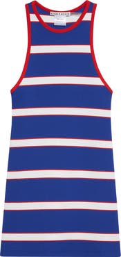 Alice + Olivia Pania Stripe Rib Racerback Tank