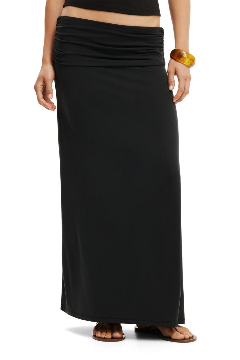 Women's Honey Maxi Skirt, Main, color, Black
