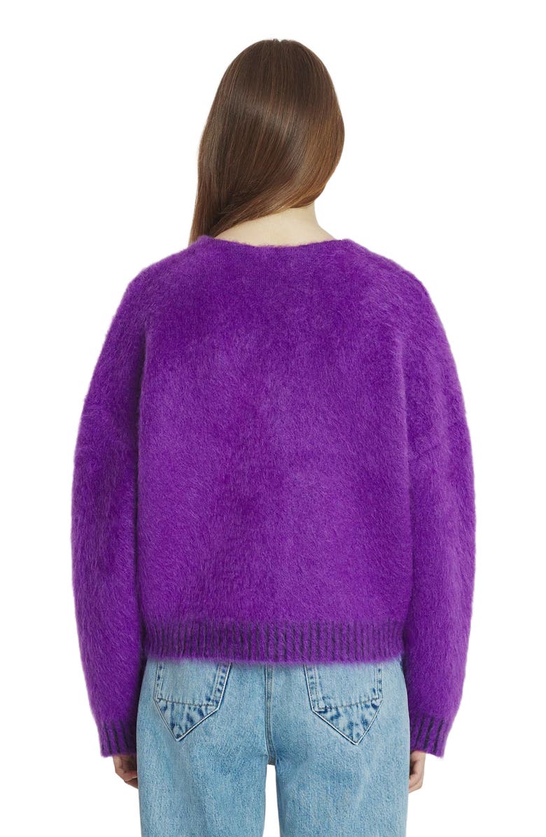 BRUSHED MOHAIR CARDIGAN