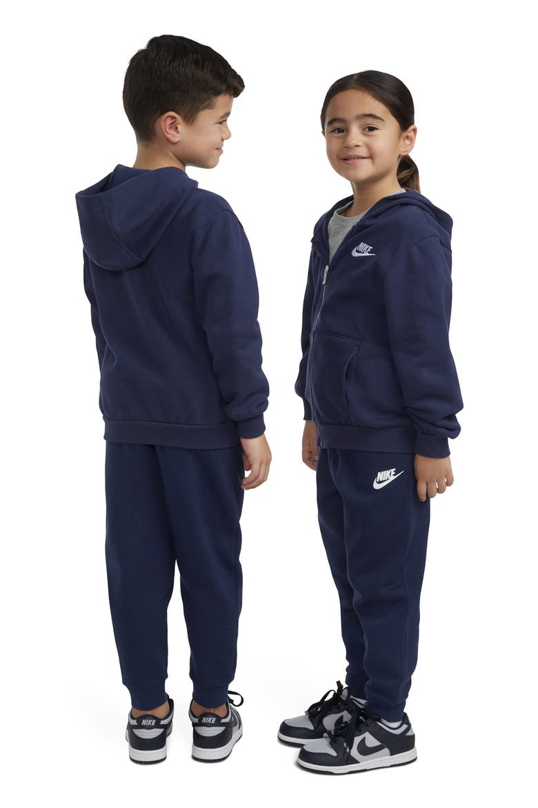 Kids' Club Fleece Hoodie, Alternate, color, MIDNIGHT
