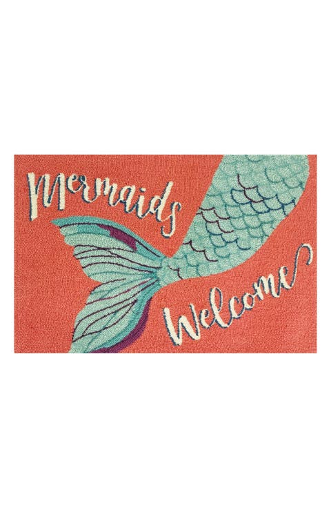 Mermaids Welcome Doormat