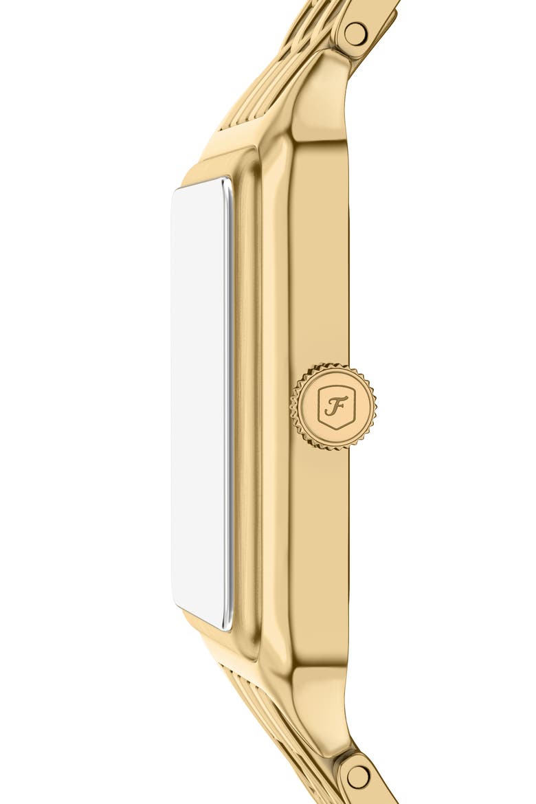 Raquel Bracelet Watch, 26mm x 40mm, Alternate, color, GOLD/ BLACK