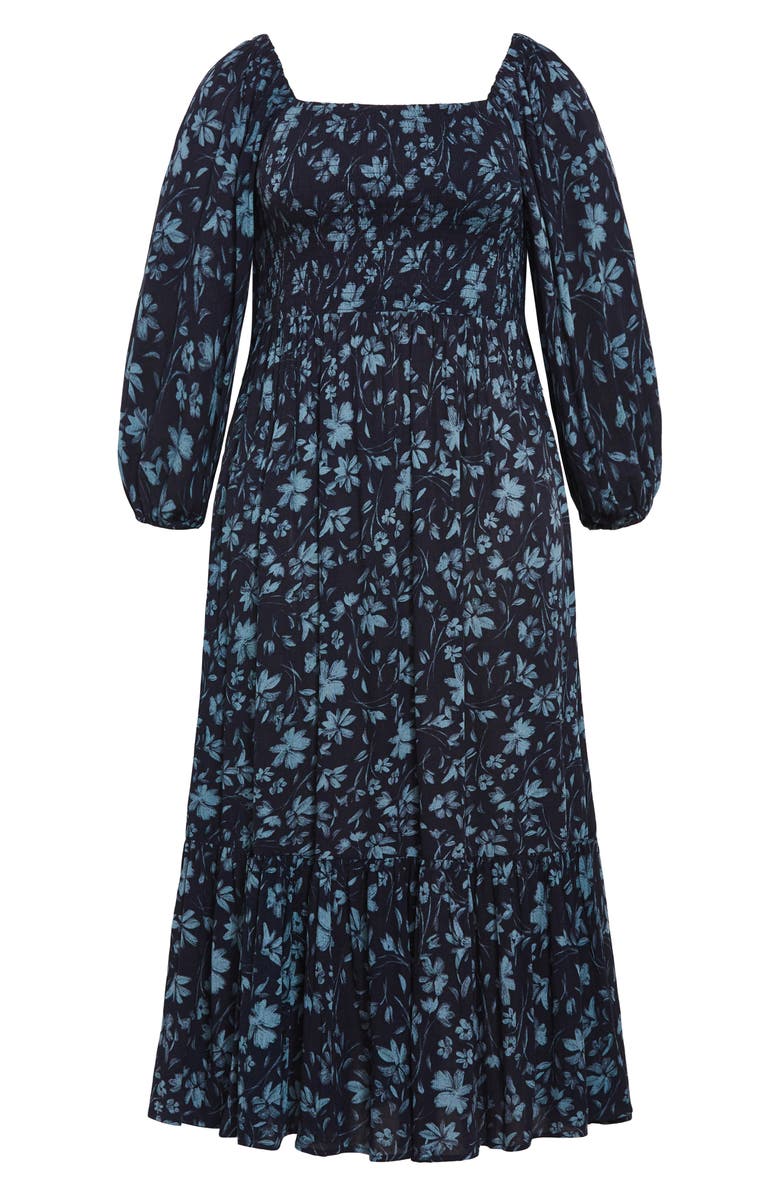 City Chic Mckenzie Floral Long Sleeve Maxi Dress, Alternate, color, Floral