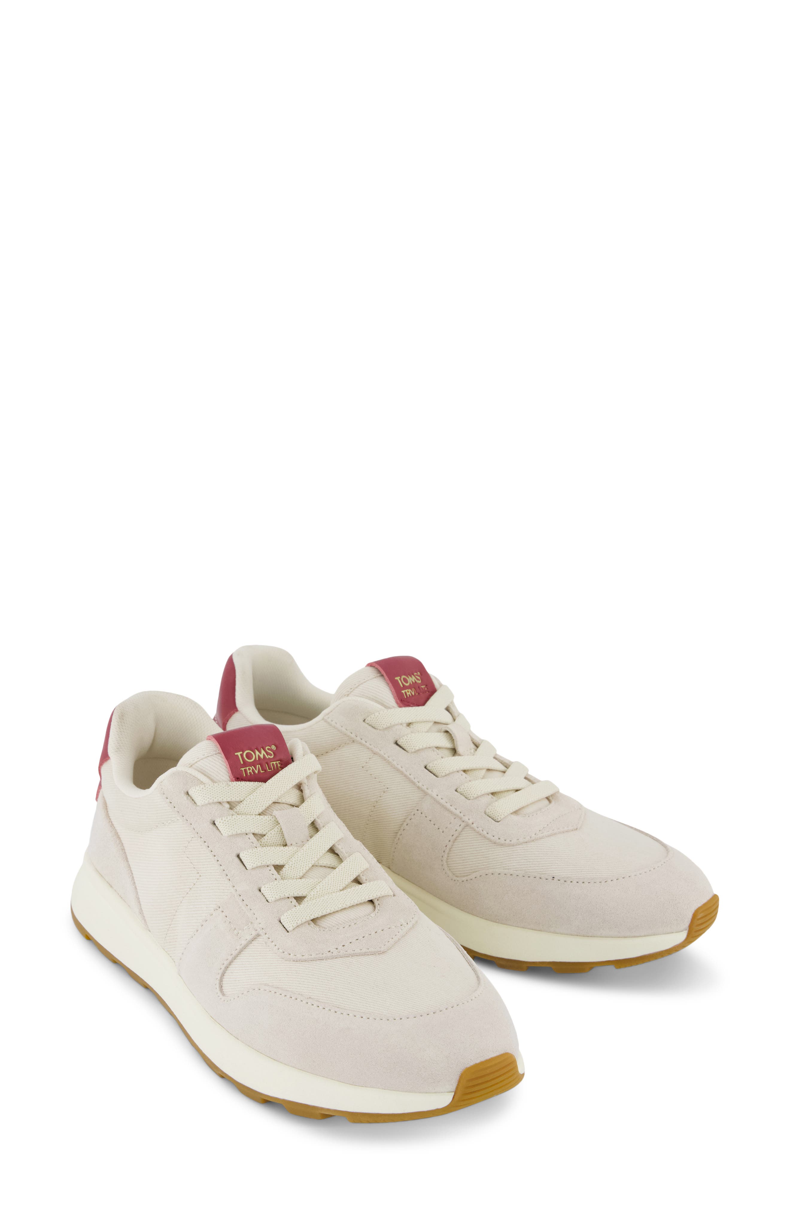 TRetro Sneaker, Alternate, color, LIGHT BEIGE