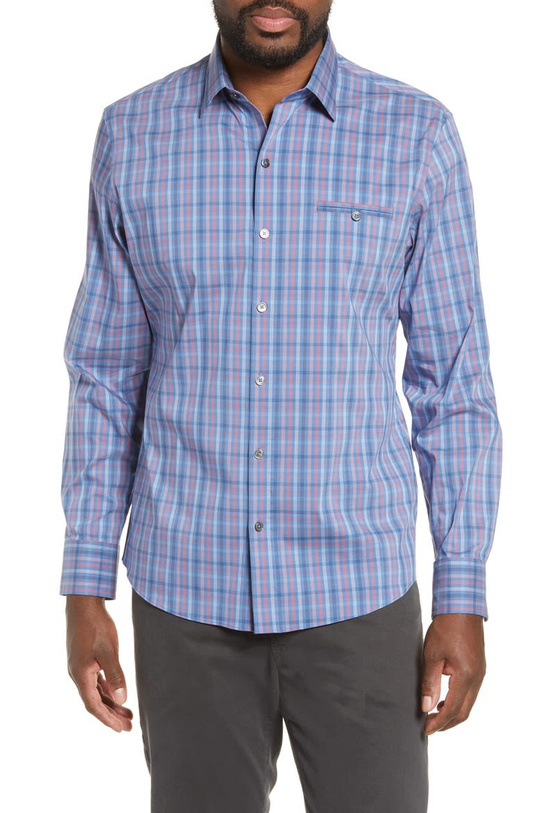 Guastella Regular Fit Shirt, Main, color, AZURE