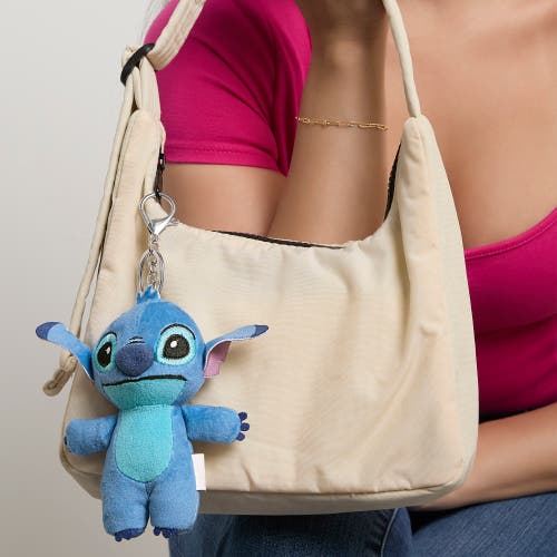 Disney Stitch Plush Keychain In Blue