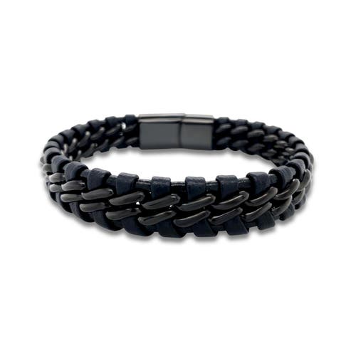 Anna Zuckerman Rowen Braided Cuff In Black