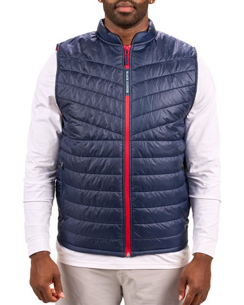 Black Clover Jaxon Vest In Blue