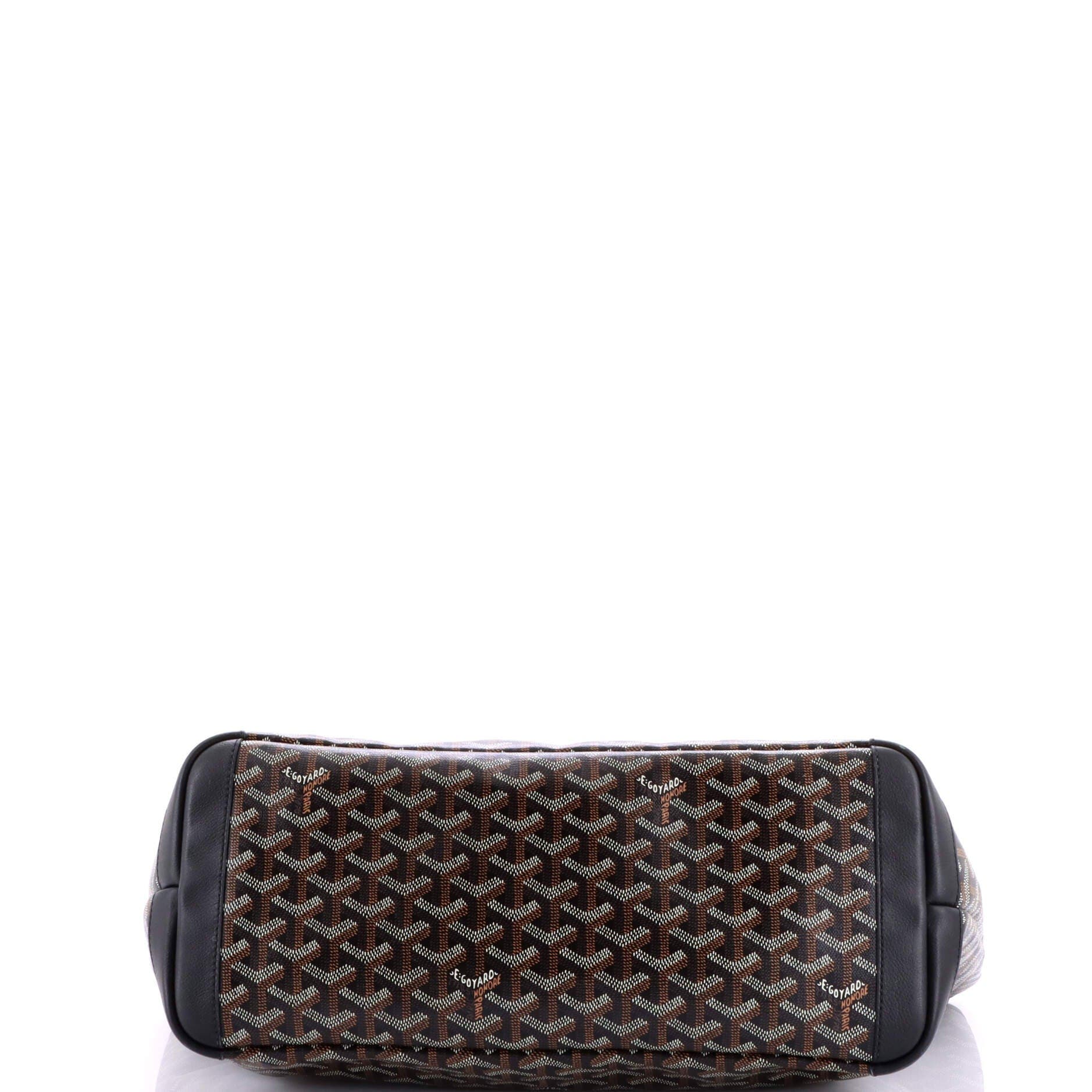 Pre-Owned Goyard Artois Tote Coated Canvas MM, Alternate, color, Black