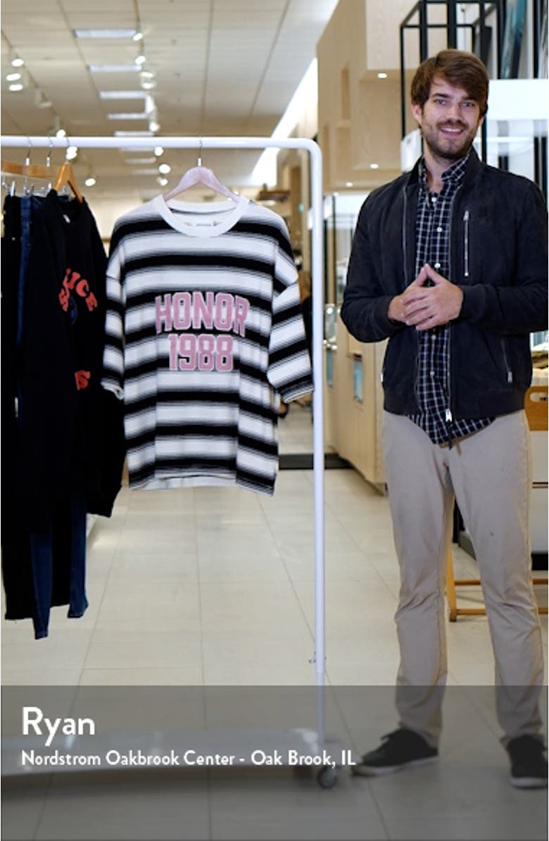 1988 Logo Appliqué Box Stripe T-Shirt, sales video thumbnail