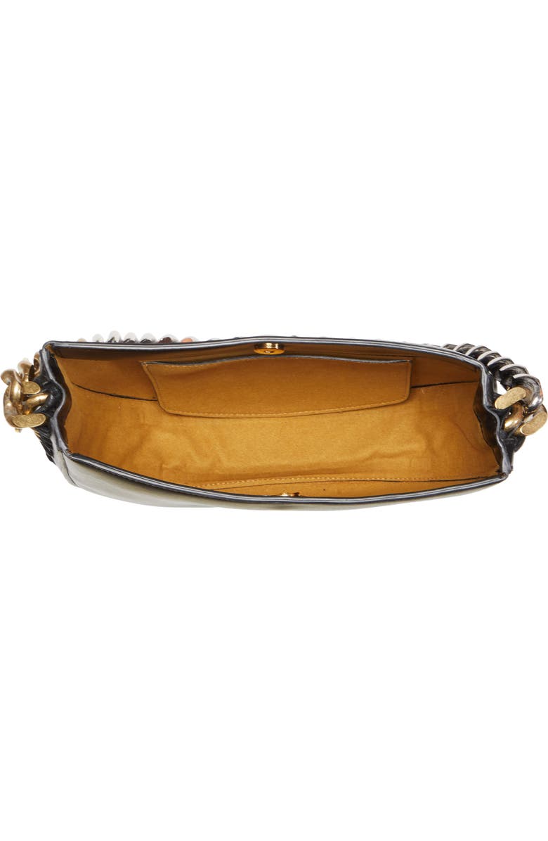 Stella McCartney Medium Frayme Faux Leather Shoulder Bag, Alternate, color,