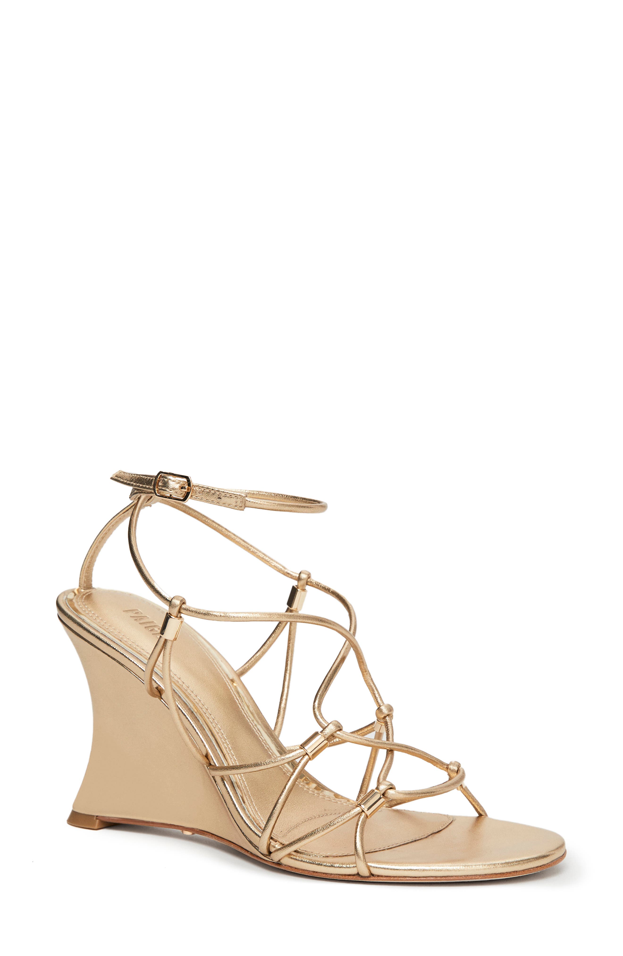 PAIGE Varya Ankle Strap Wedge Sandal