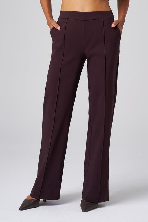 Wilshire Stretch Straight-Leg Pant