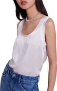 maje Silk tank top