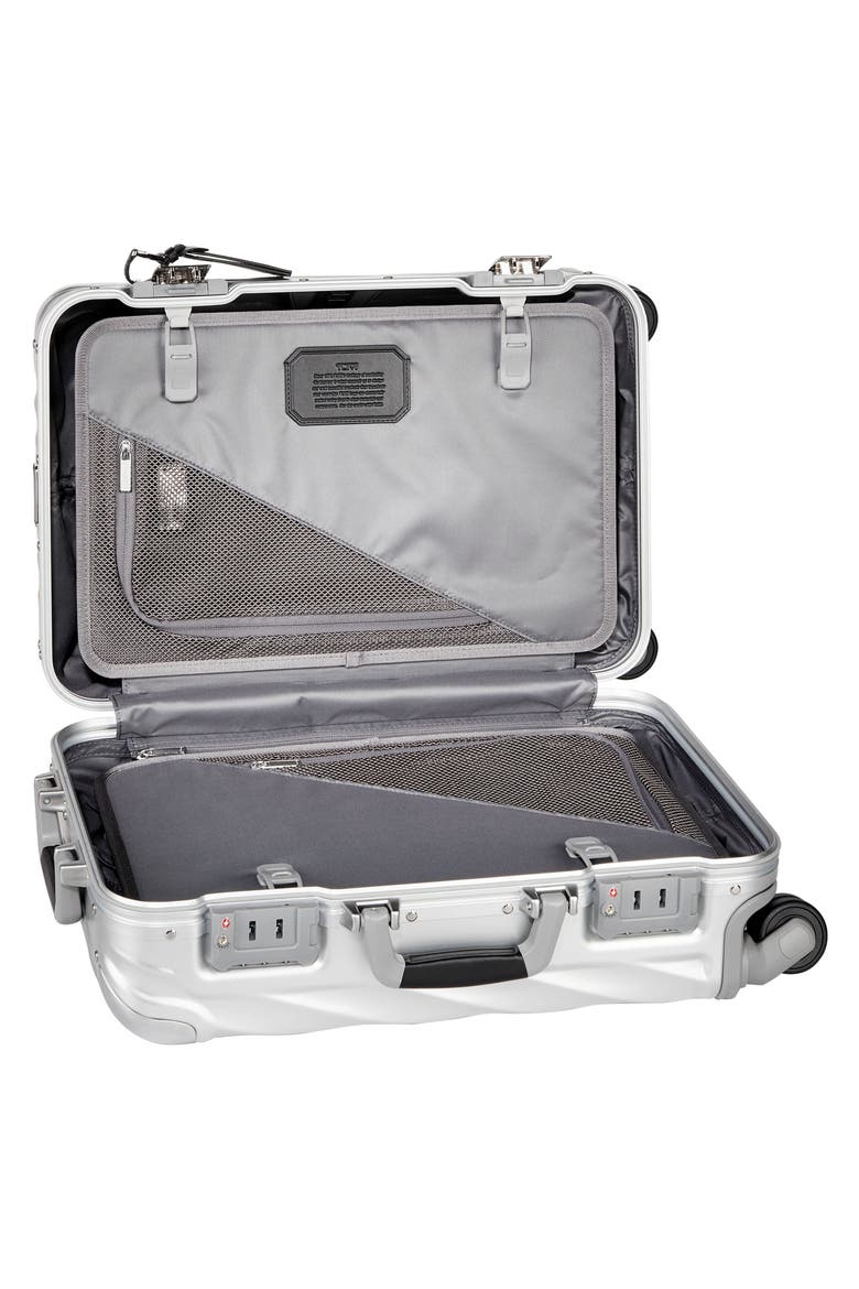 19 Degree Aluminum Carry-On, Alternate, color, SILVER