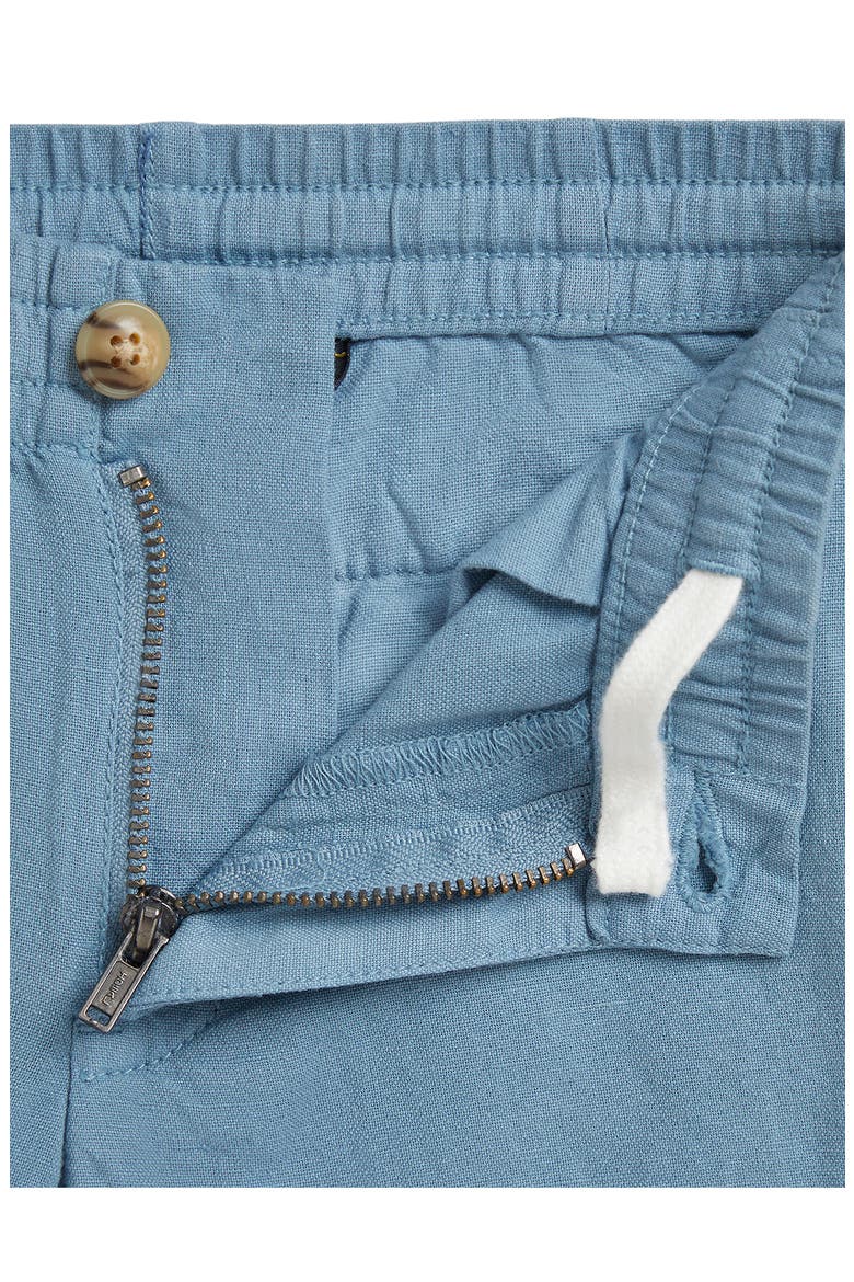 Kids' Prepster Linen & Cotton Shorts, Alternate, color, VESSEL BLUE