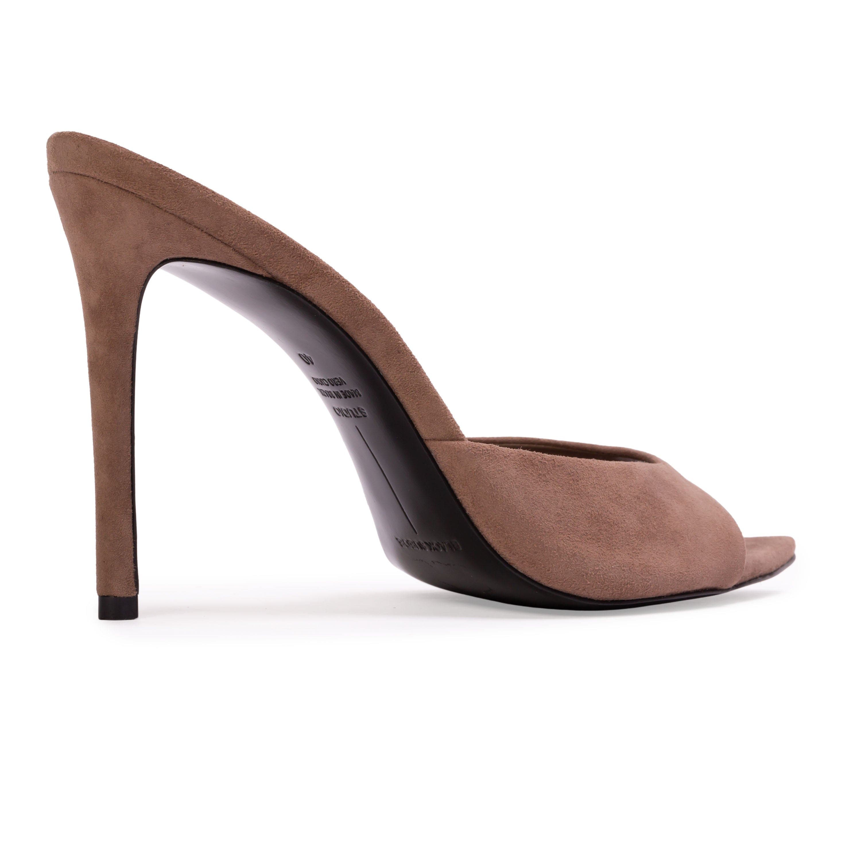 Brea Suede Mule, Alternate, color, Taupe Suede