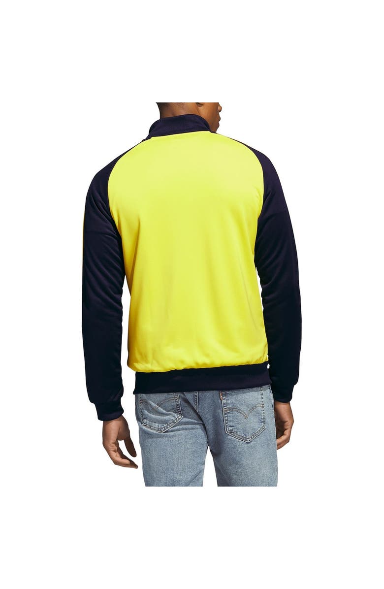 adidas Men's adidas Yellow/Navy Colombia National Team DNA Full-Zip Raglan Track Jacket, Alternate, color,