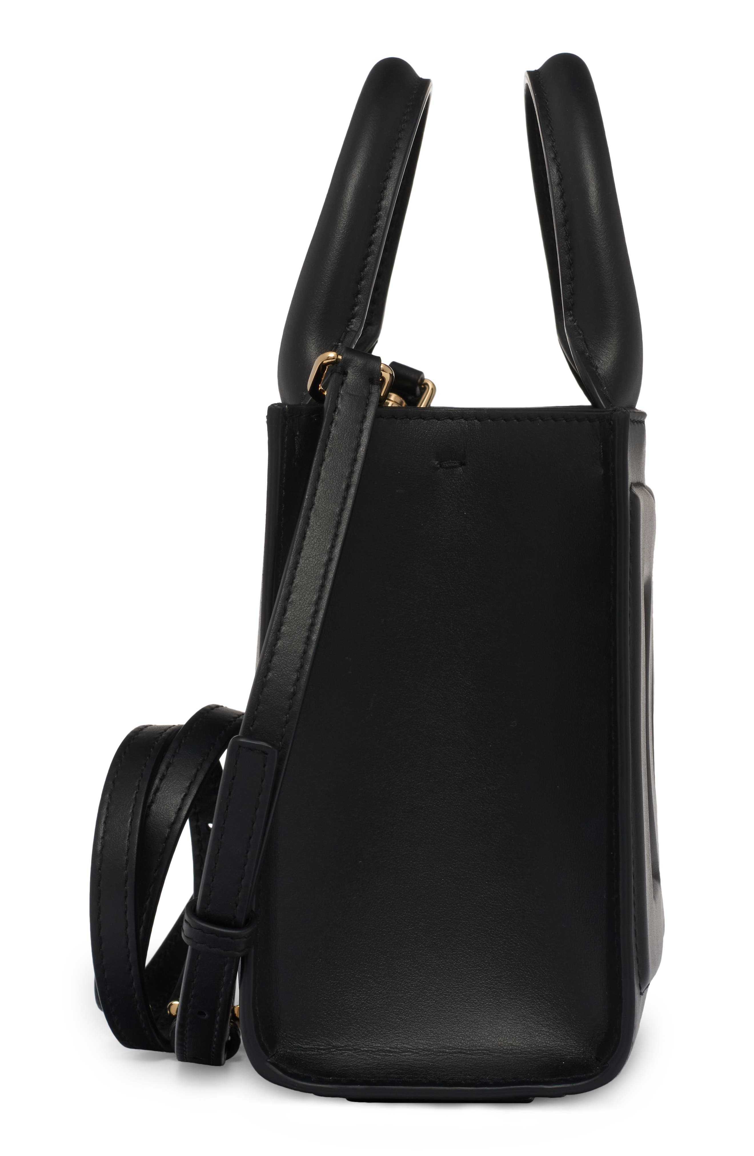 Dolce&Gabbana Mini DG Logo Daily Leather Tote, Alternate, color, 