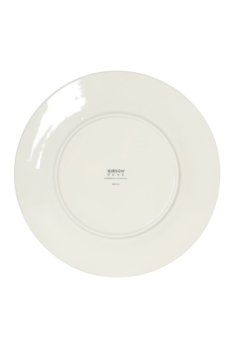 Melbourne Embossed Porcelain Dinnerware Set, Alternate, color, White