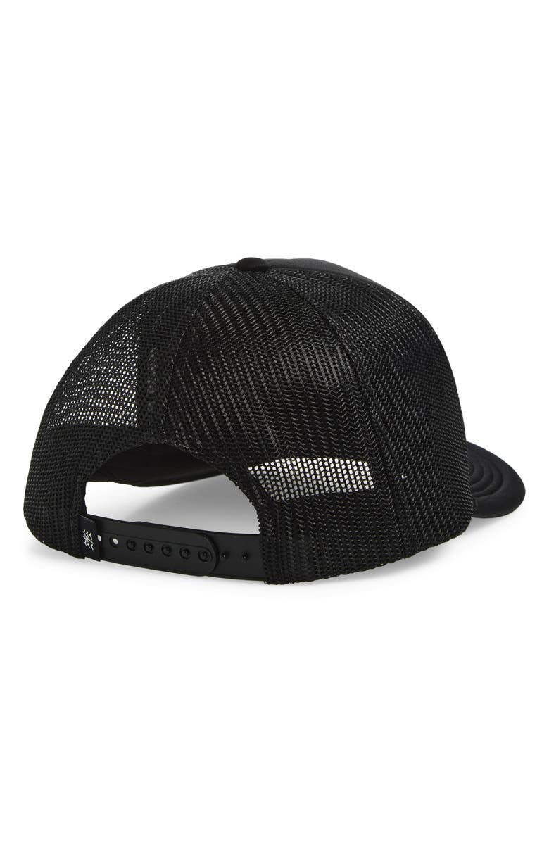 Local Beach Ride or Die Patch Snapback Trucker Hat, Alternate, color, Black