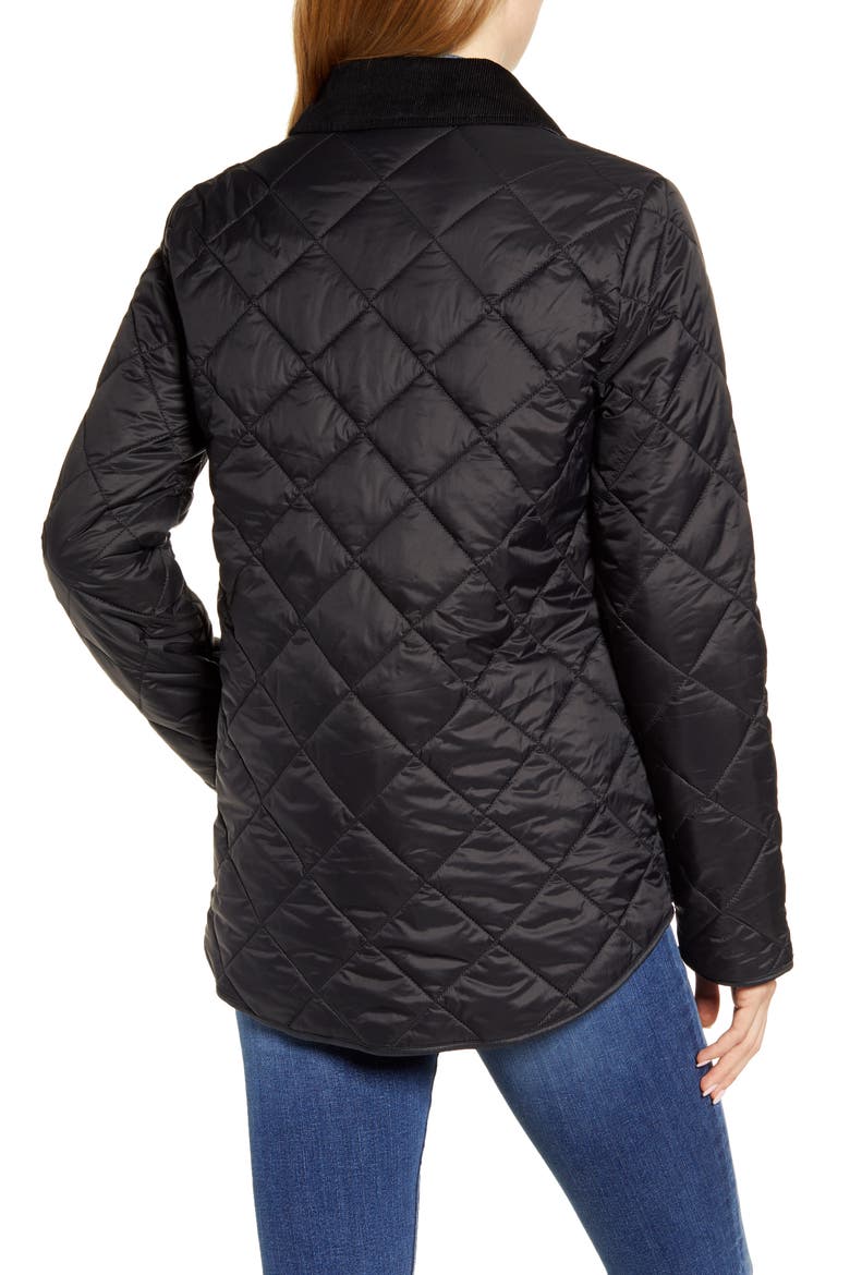 Oakland Quilted Jacket, Alternate, color, BLACK