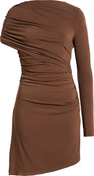 Mistress Rocks Gathered Draped Jersey Minidress