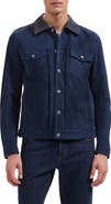 Bugatchi Hybrid Leather Trucker Jacket