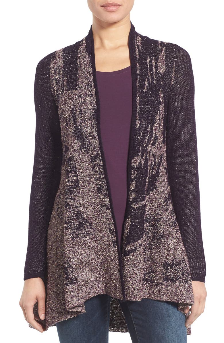 NIC+ZOE 'Careen' High/Low Cardigan, Main, color,