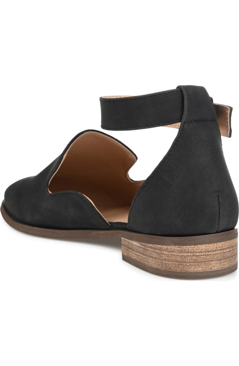 Journee Collection Loreta Flat - Wide Width, Alternate, color, Black