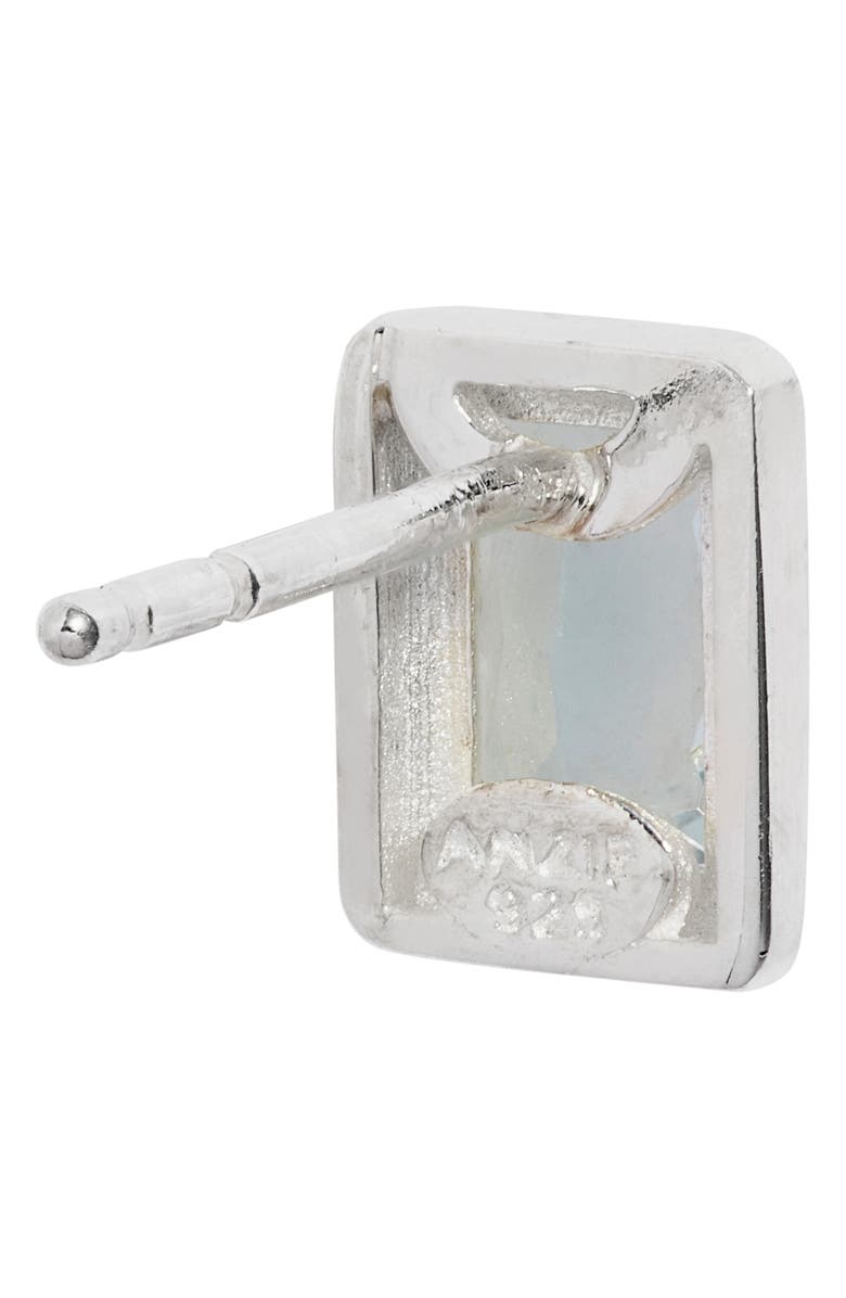 Anzie Dew Drop Baguette Topaz Stud Earrings, Alternate, color, 