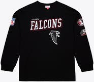 Mitchell & Ness Men's Mitchell & Ness Black Atlanta Falcons Big & Tall Training Camp Long Sleeve T-Shirt