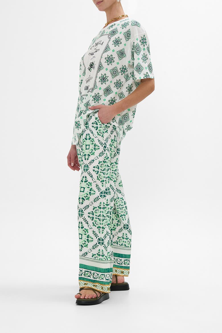 Tuck Front Pant Corridor Of Calm, Alternate, color, Corridor Of Calm