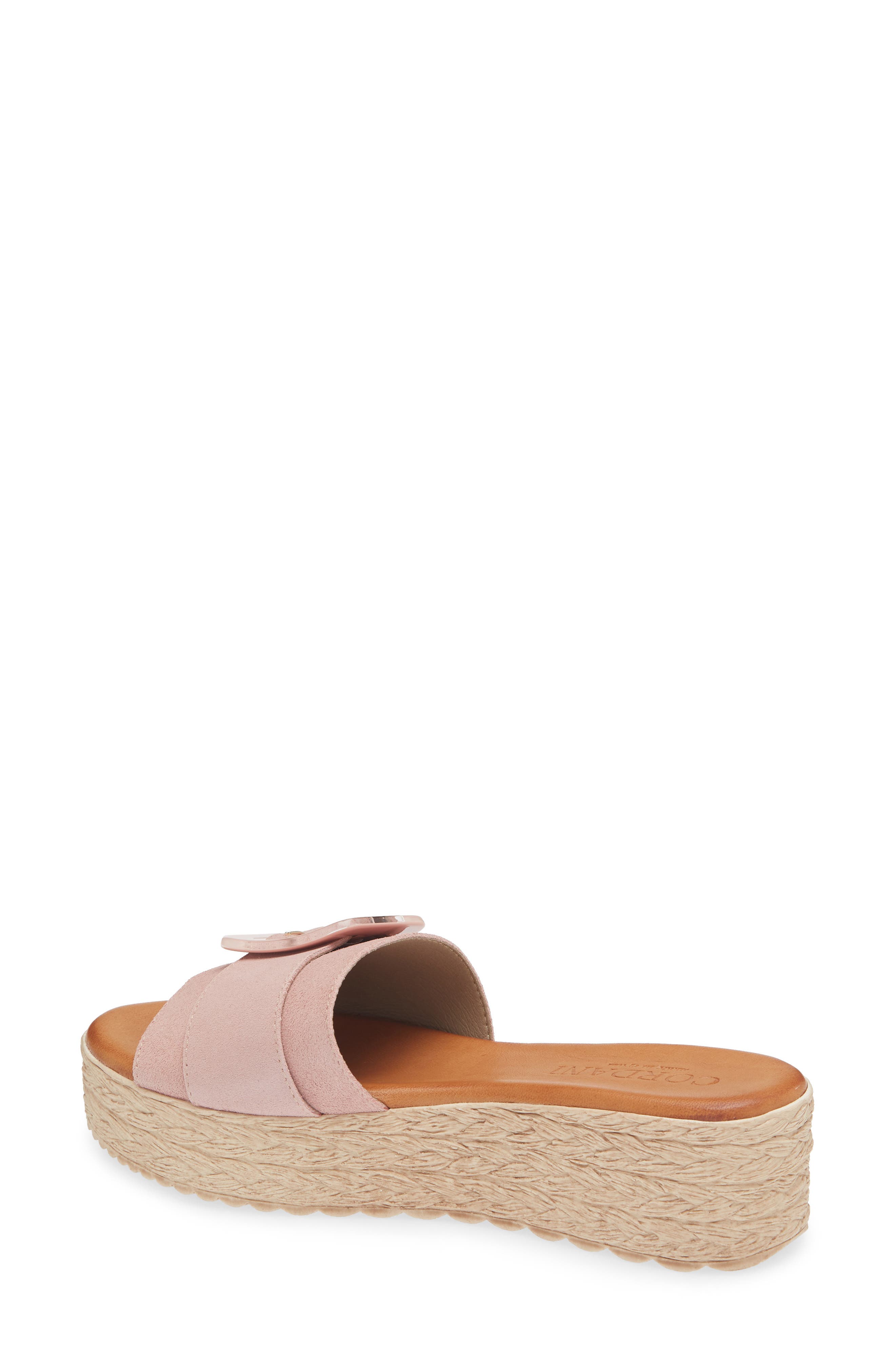 Beckett Platform Sandal, Alternate, color, ROSA SUEDE