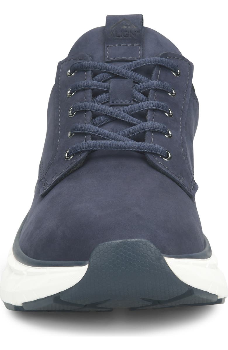 Align Verdell Water Resistant Leather Sneaker - Wide Width Available, Alternate, color, Navy