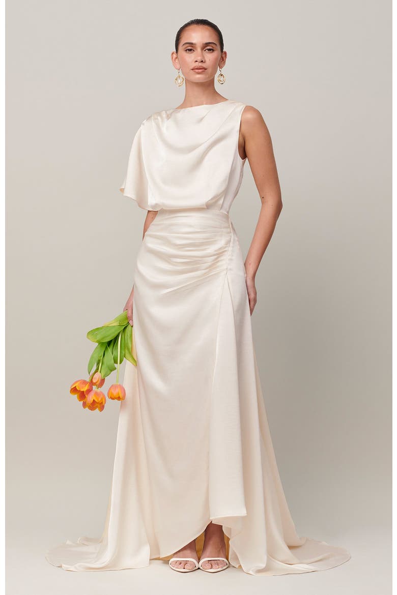 Harmony Gown, Alternate, color, Off White