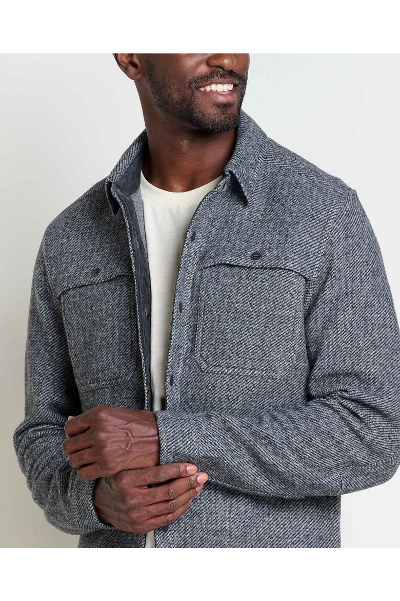 Kennicott Shirt Jacket, Alternate, color, Heather Grey Twill