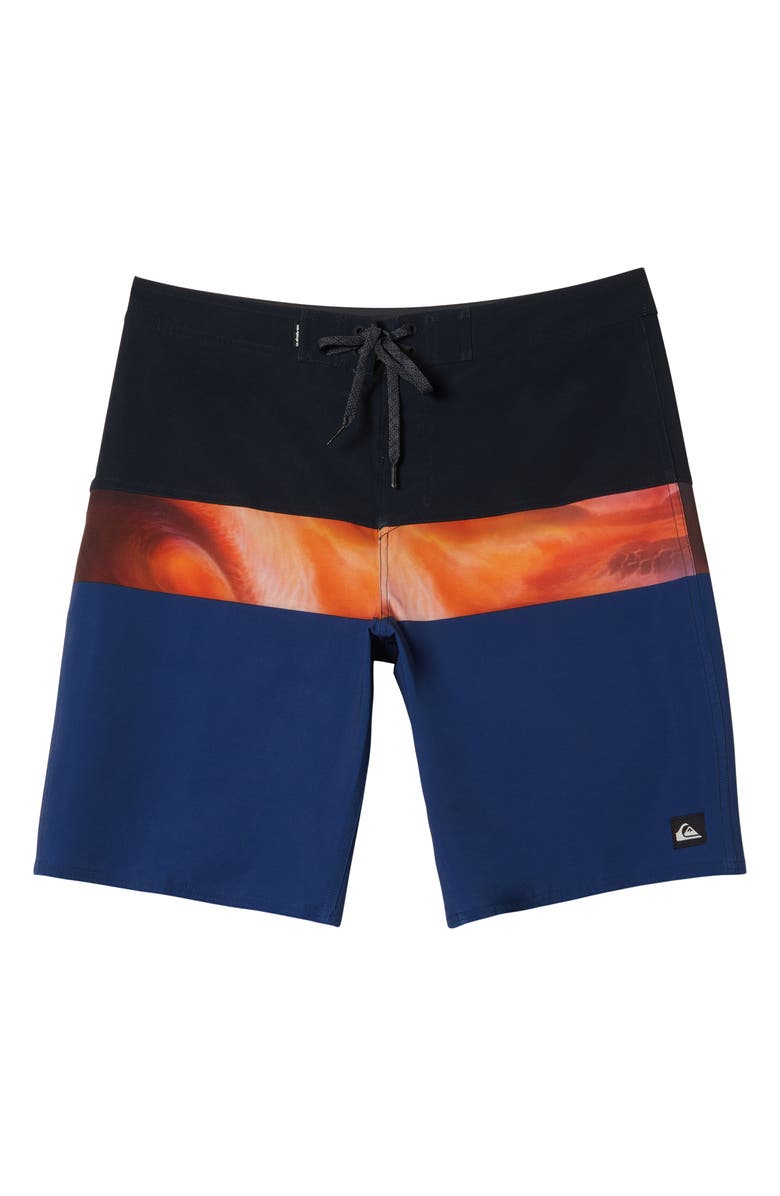 Quiksilver Surfsilk Panel 20 Board Shorts, Alternate, color, Navagio Prnt 4