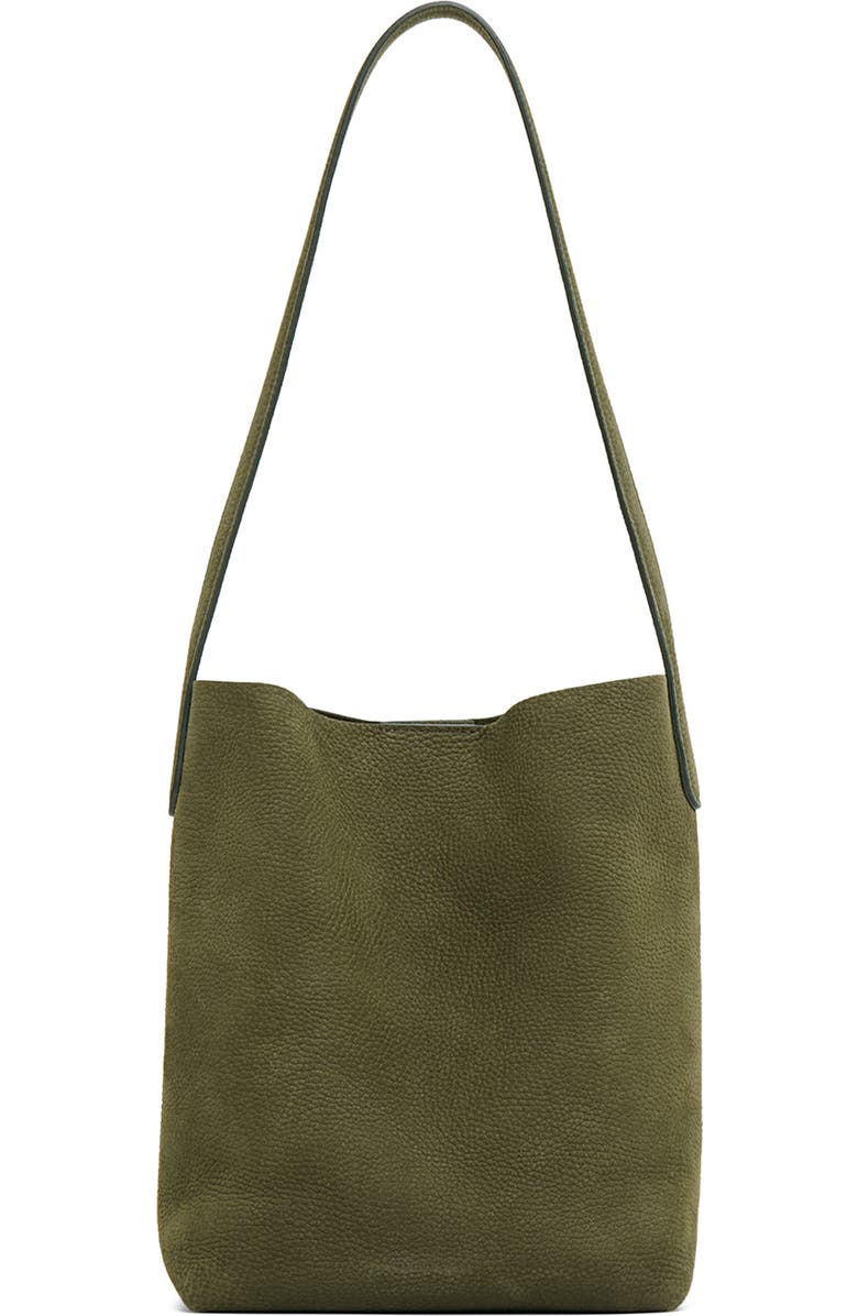Mansur Gavriel Small Everyday Cabas Suede Tote, Main, color, Algae