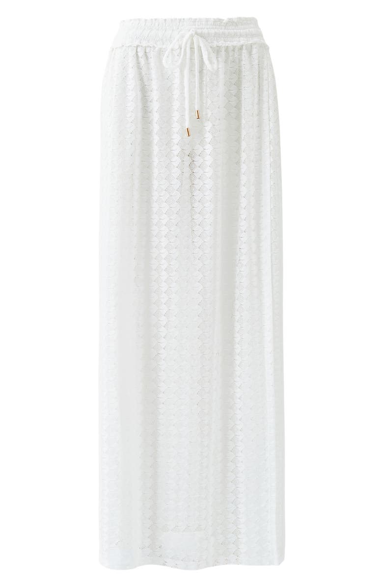 Melissa Odabash Mendi Embroidered Lace Cover-Up Skirt, Alternate, color, 
